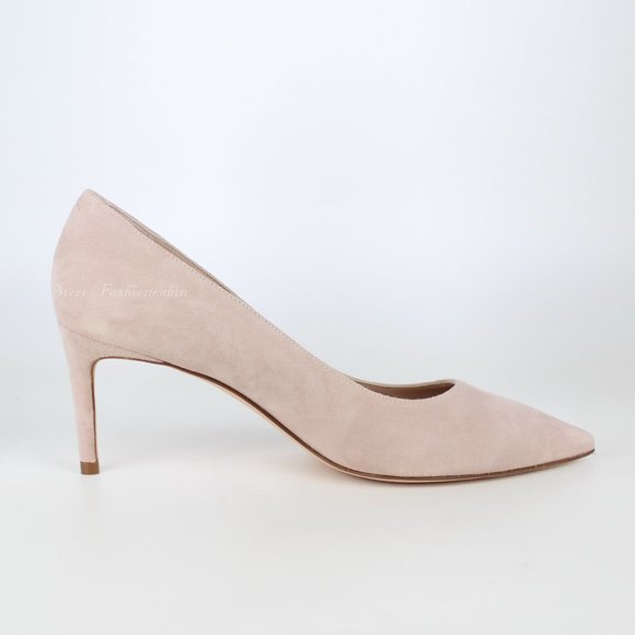 NEW Stuart Weitzman Leigh Suede Pumps - Picture 4 of 16